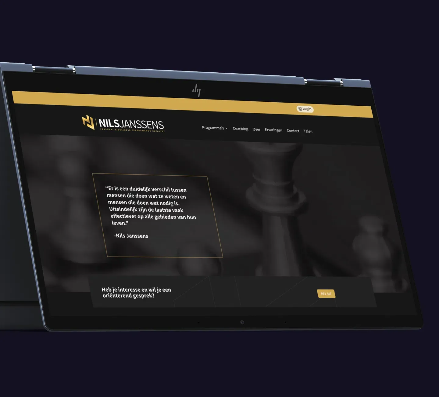 Het probleem: een website die niet meer mee kon